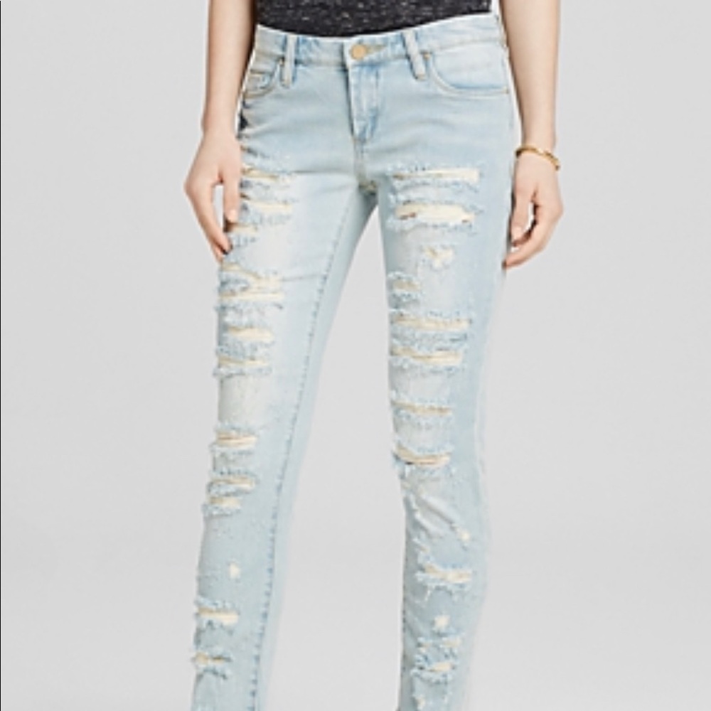 Blank NYC Shredded Skinny Jean in Dreamathon- 25